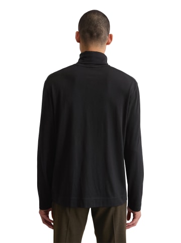 Marc O'Polo Rollkragen-Longsleeve regular in Schwarz