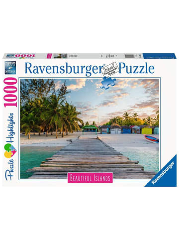 Ravensburger Puzzle 1.000 Teile Karibische Insel Ab 14 Jahre in bunt