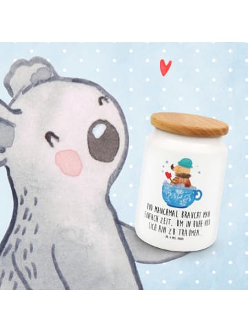 Mr. & Mrs. Panda Kaffeedose Nachtfalter Schaumbad mit Spruch in Weiß