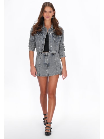 myMo at night Women Skirt in denim grey