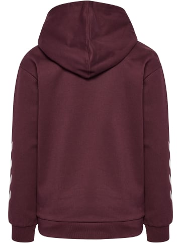 Hummel Kinder Hoodie mit Logoprint in Weinrot
