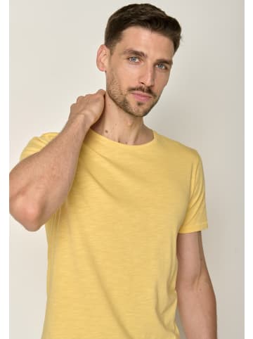 GreenBomb T-Shirt Basic in Pastell Gelb