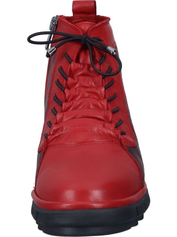 manitu Schnürstiefeletten, Freizeit Stiefel, Freizeit Stiefeletten in rot