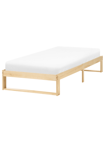 Beliani Kinderbett TALAIRAN in Braun - (W) 95 x (H) 31 x (L) 205 cm