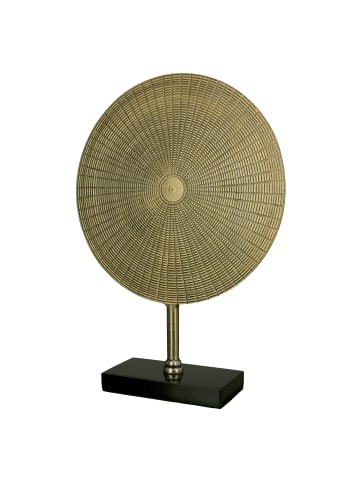 GILDE Skulptur "Round" in Gold - H. 50 cm - B. 35,5 cm