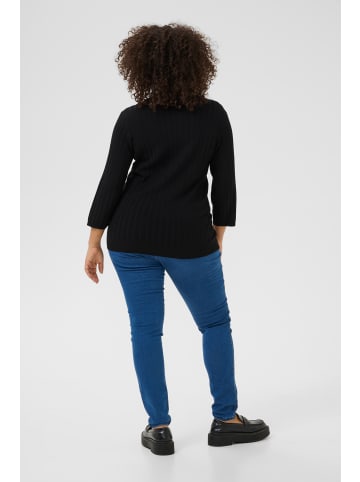 KAFFE curve Strickpullover KClizzy in Black Deep