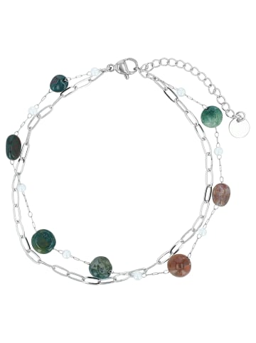 Adeliás Damen Fußkettchen – aus Edelstahl in silber