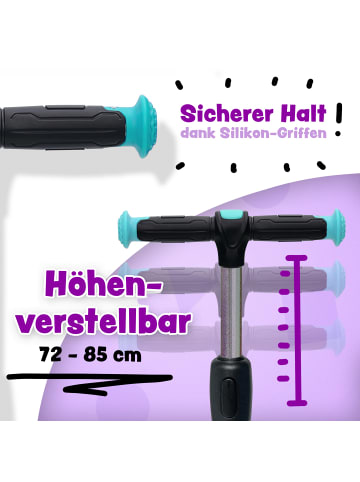 Apollo LED Kinderscooter " Kids pro 4 " in mint