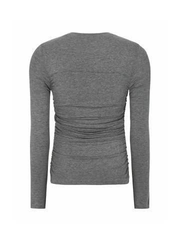 Soft Rebels Top SRRoman in 053 Medium Grey Melange