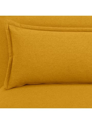 home24 home24 Schlafsessel aus Textil in Anthrazit, 78 x 56 x 74 cm in Senfgelb