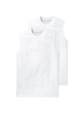 Schiesser Unterhemd 2er Pack in Weiß