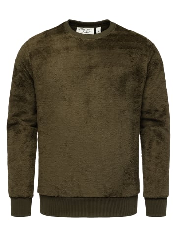 Amaci&Sons Pullover mit Rundhalsausschnitt LUDLOW in Khaki