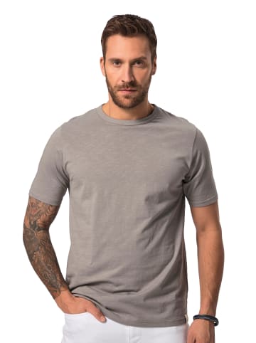 JP1880 Kurzarm T-Shirt in grau