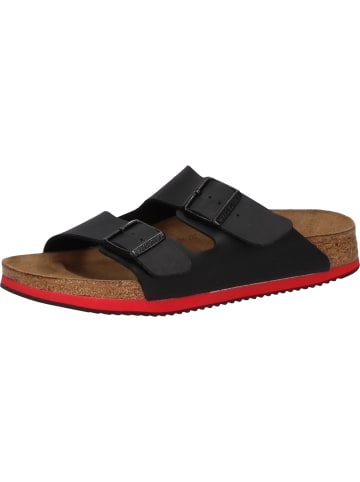 Birkenstock Sandalen Arizona SL schmale Weite in schwarz/rot