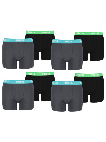 Puma Boxershorts BASIC BOXER 8P in 376 - India ink/Turquoise