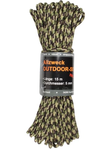 Normani Outdoor Sports Allzweck-Outdoor-Seil 5 mm x 15 m Chetwynd in Tactical Camo