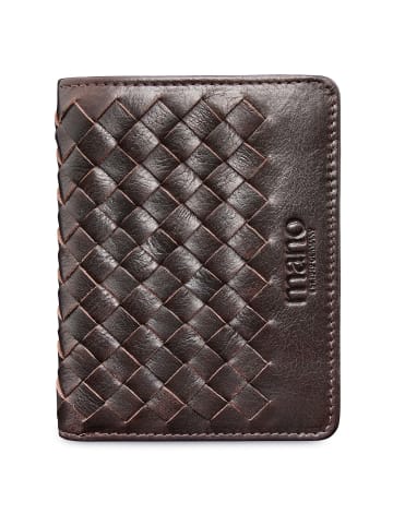 mano Don Luca - Kreditkartenetui 4cc 11 cm (dunkelbraun) in dunkelbraun