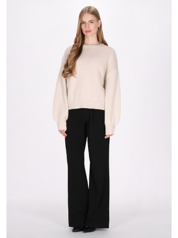 DreiMaster Klassik Damen Pullover in Wollweiss