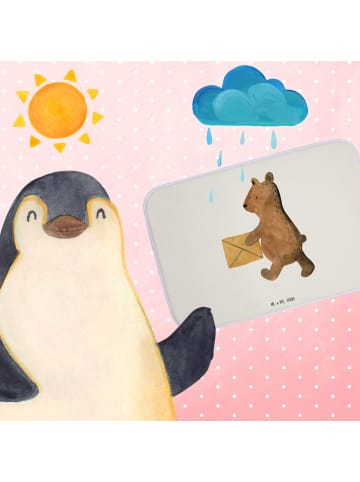 Mr. & Mrs. Panda Badteppich Bär Zuhause ohne Spruch in Weiß