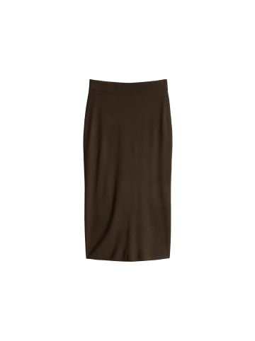 Marc O'Polo Feinstrickrock slim in Burnt Coffee