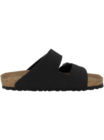 Birkenstock Sandale Arizona Birko-Flor Nubuk normal in schwarz
