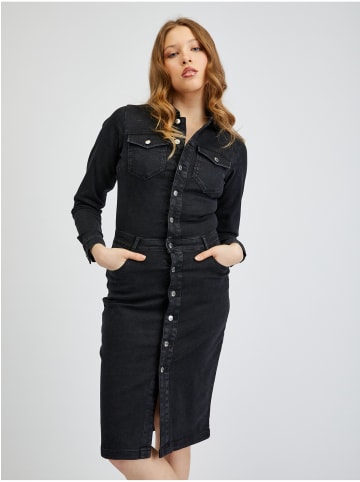 orsay Jeans Kleid in Schwarz