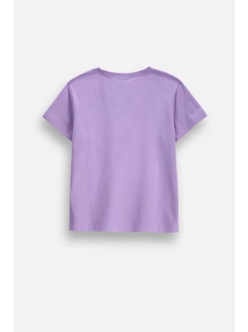 Coccodrillo T-Shirt mit kurzen Ärmeln in violett