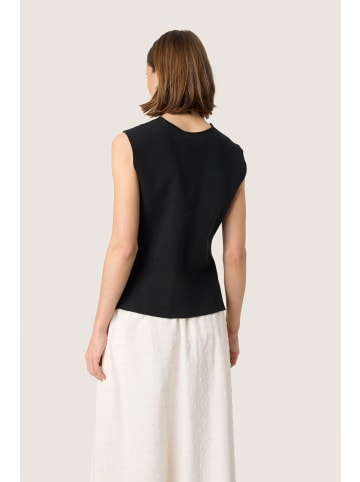 Soaked in Luxury Weste SLHaven Gerade Passform in Black