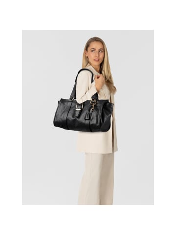Marc O'Polo Schultertasche Leder 40 cm black