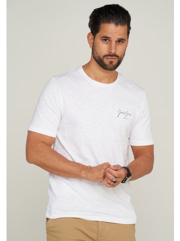 Jack & Jones T-Shirt - JJSANCHEZ TEE SS CREW NECK in White