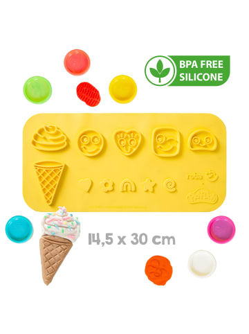 roba Play-Doh Kaufladen FSC-Holz Spielset mit 12 Knetdosen & Zubehör