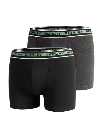 Replay Trunks 2er Pack in dunkelgrau