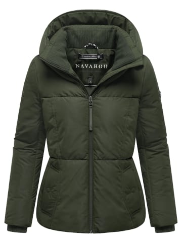 Navahoo Winterjacke Flüsterfee 14 in Dark Olive