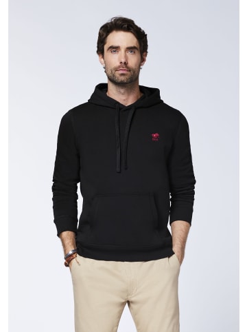 Polo Sylt Hoodie in Schwarz