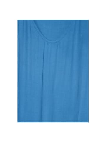 Cecil Halbarmbluse in Azure Blue