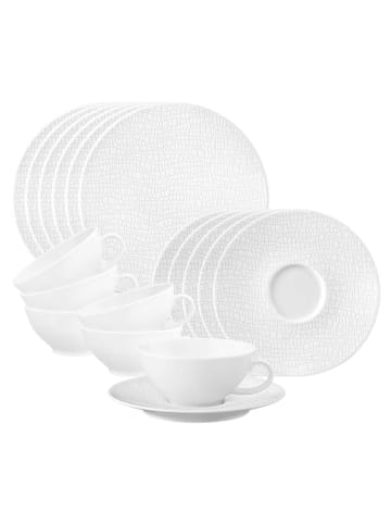 Seltmann Weiden 18-tlg. Teeservice Life Fashion in – in Luxury White