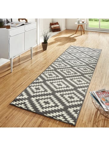 Hanse Home Teppich Läufer Nordic grau creme