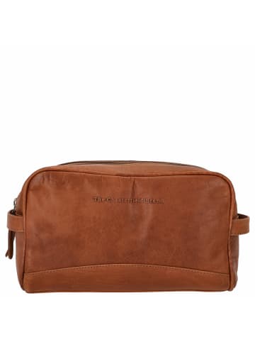 The Chesterfield Brand Stacey - Kulturbeutel Leder 24 cm (black) in cognac