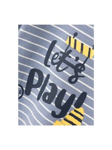 name it Shirt langarm Ringel Let's Play in Blau