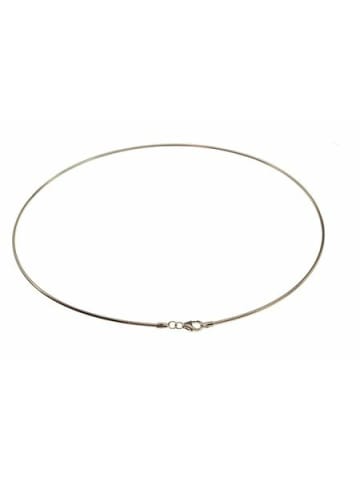 Schmuckador Halsreif Omega 1,5mm - 45cm - 333 Weißgold in silber