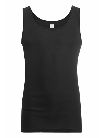 Hessnatur Hessnatur Athletic Shirt PURE COTTON aus reiner Bio-Baumwolle in schwarz