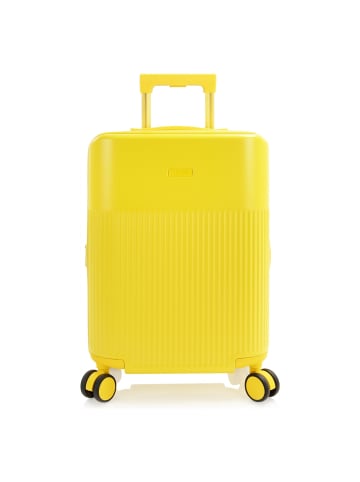 Heys HiLite 4 Rollen Kabinentrolley S 52.5 cm mit Dehnfalte sunburst yellow