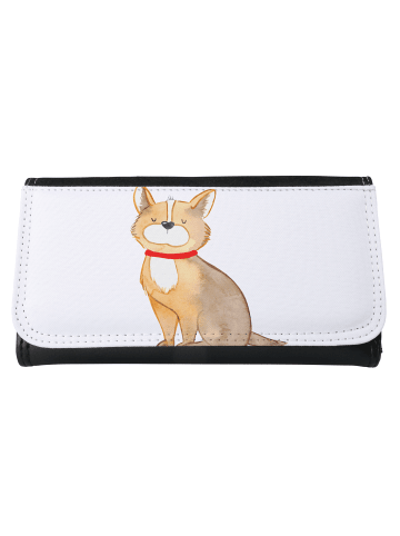 Mr. & Mrs. Panda Portemonnaie für Damen Hund Glück ohne Spruch in Weiß