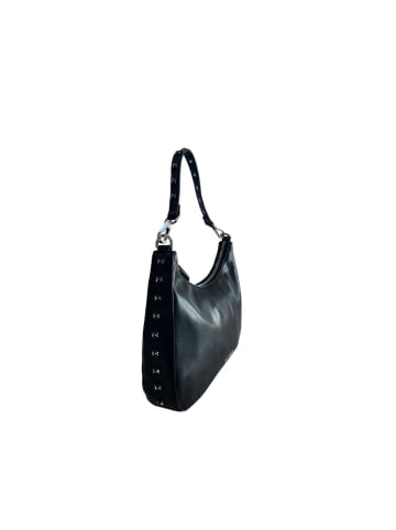 Twinset Schwarz Polyurethan Damen Schulter Tasche