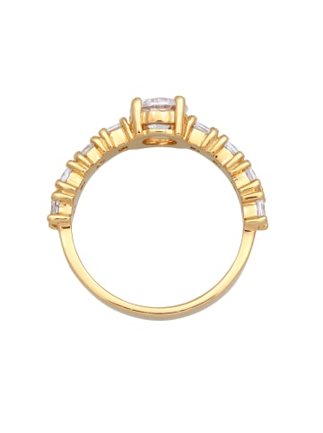 Elli Ring 925 Sterling Silber Verlobungsring in Gold