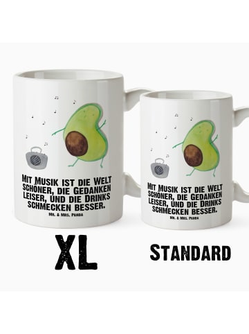 Mr. & Mrs. Panda Pott Avocado Tanzen mit Spruch in Weiß