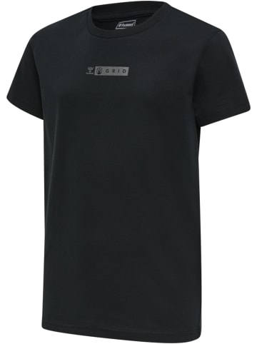 Hummel T-Shirt Hmloffgrid Kinder in JET BLACK/FORGED IRON