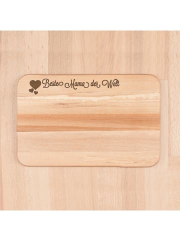 Mr. & Mrs. Panda Schneidebrett Holz Mama mit Spruch in Transparent