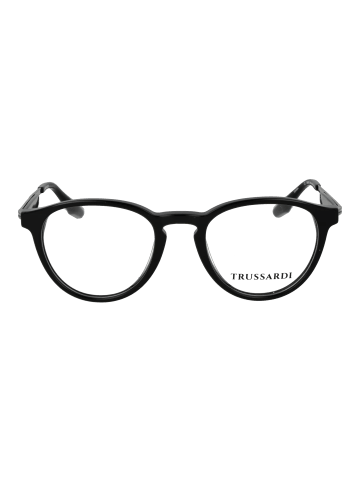 Trussardi Männer Optische Fassungen Rund Schwarz