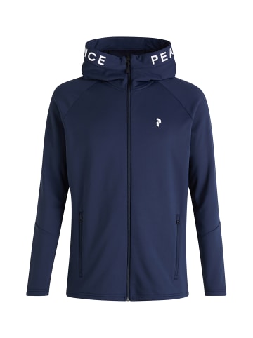 Peak Performance Übergangsjacke M Rider Zip Hood in blue shadow